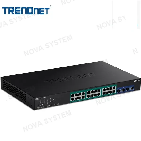 TRENDNET TRENDNET TPE-30284 Switch 28 Puertos Gigabit Web Smart PoE 10G SFP
