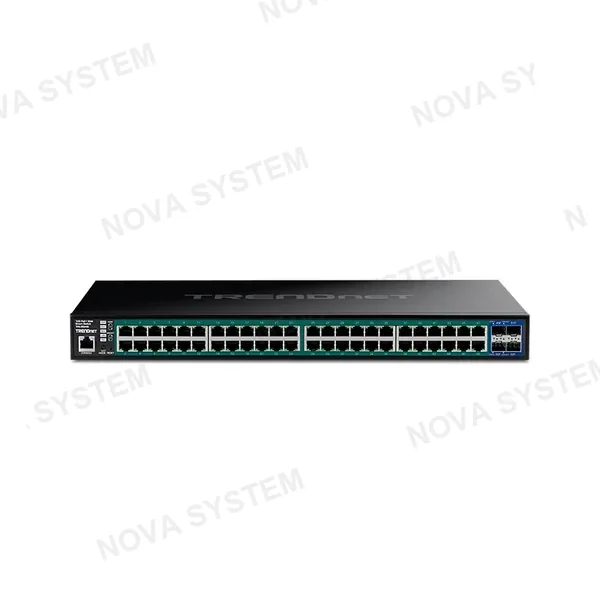 TRENDNET TRENDNET TPE-3524S Switch Administrable 48 puertos gigabit PoE+ 4 puertos SFP+ 10G