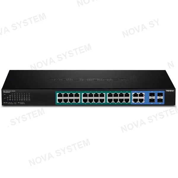 TRENDNET TRENDNET TPE-5028WS Switch gigabit web smart PoE+ 28 puertos 370w