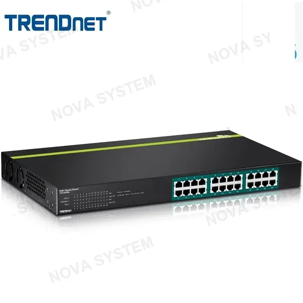 TRENDNET TRENDNET TPE-TG240g - Switch GREENnet Gigabit PoE+ de 24 puertos (370 W)