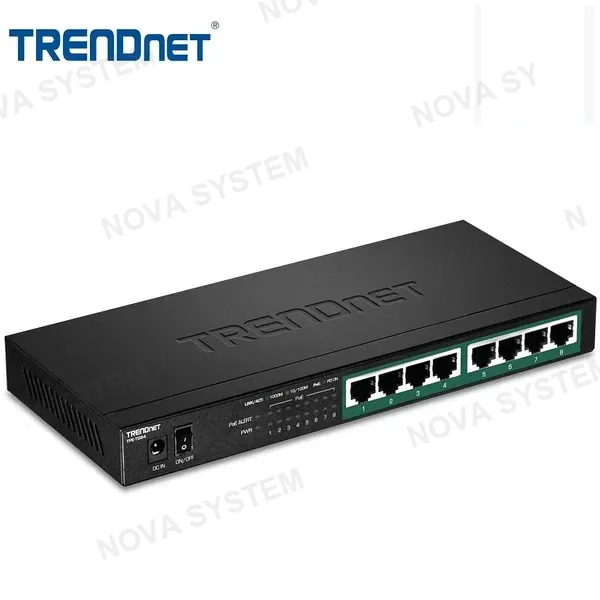 TRENDNET TRENDNET TPE-TG84 Switch Gigabit PoE 8 Puertos 120w