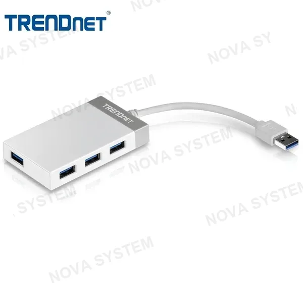 TRENDNET TRENDNET TU3-H4E - Mini Hub USB 3.0 de alta velocidad de 4 puertos
