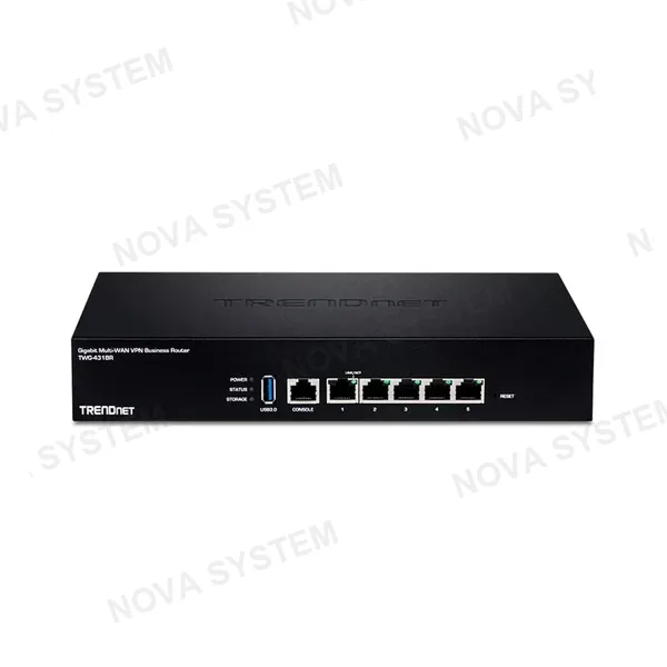 TRENDNET TRENDNET TWG-431BR Router empresarial Gigabit multi-WAN VPN