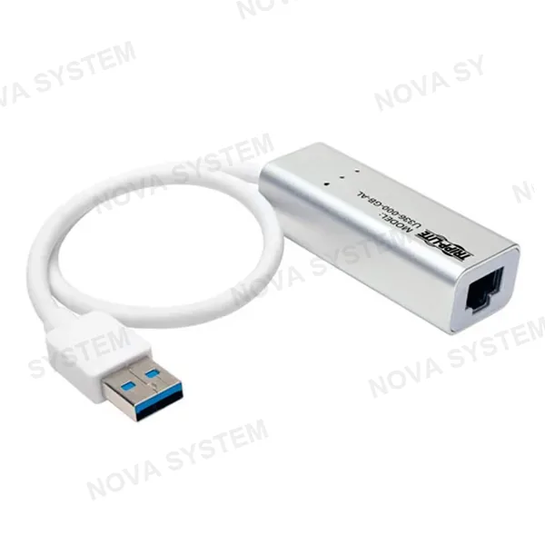 TRIPP LITE TRIPP LITE U336-000-GB-AL Adaptador de Aluminio RedUSB 3.0 A RJ45 SuperSpeed a Gigabit Ethernet