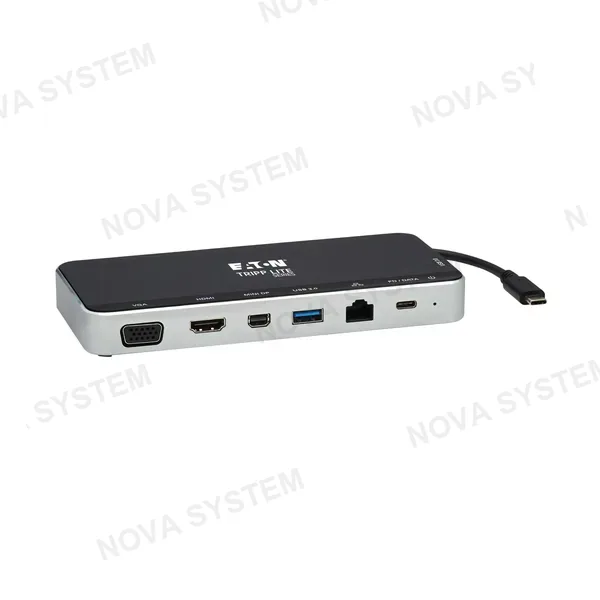 TRIPP LITE TRIPP LITE U442-DOCK16-B DOCK USB PANTALLA TRIPLE 4K Estación de acoplamiento USB-C HDMI DP mDP VGA RJ-45 USB-A USB-C USB-C PD Data