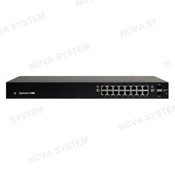 UBIQUITI UBIQUITI ES-16-150W Switch PoE EDGEMAX 16 PUERTOS 2SFP 150W L2