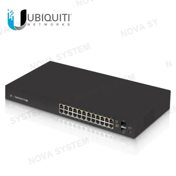 UBIQUITI UBIQUITI ES-24-LITE, Switch administrable - edgemax l2/l2+ de 24 puertos 10/100/1000mbps 2 sfp, 1 puerto consola. Rackeable