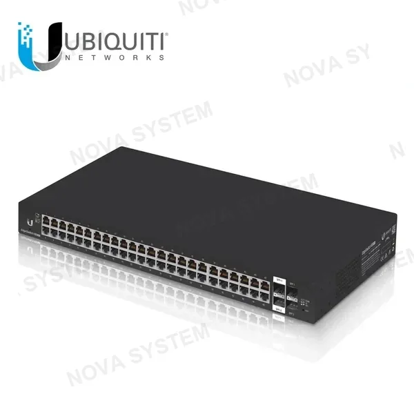 UBIQUITI UBIQUITI ES-48-LITE,Switch edgemax administrable de 48 puertos gigabit + 2 puertos sfp gigabit + 2 puertos sfp+ 10 gb