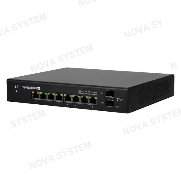 UBIQUITI UBIQUITI ES-8-150W Switch PoE EDGEMAX 8 PUERTOS 2SFP 150W L2