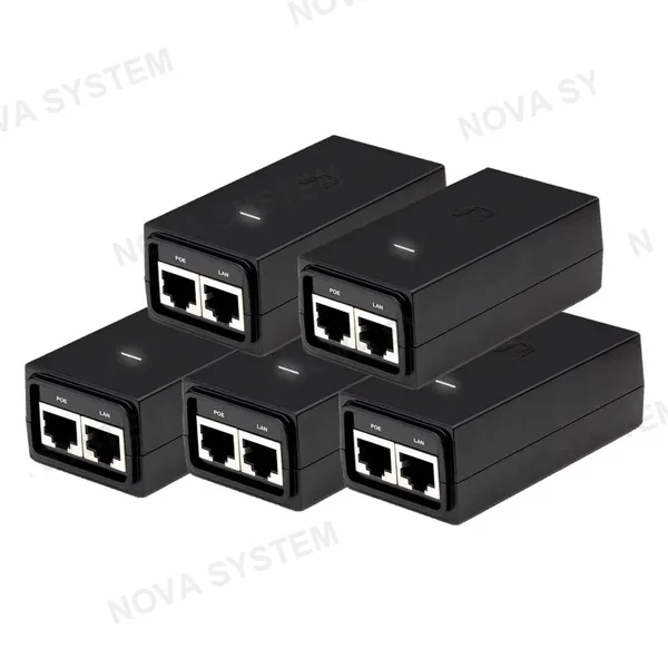 UBIQUITI UBIQUITI POE-24-12W-5P 5-PACK Inyector PoE pasivo 24V 0.5A 12W