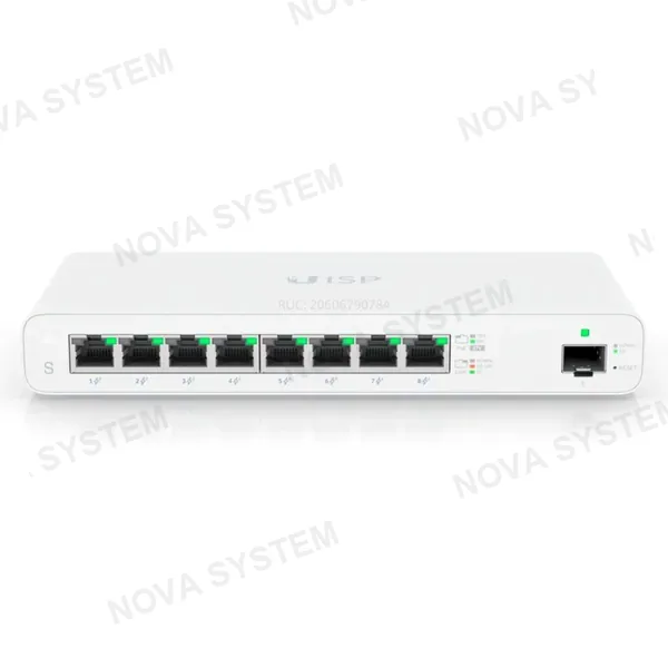 UBIQUITI UBIQUITI UISP-R Router UISP MicroPoP 8 Puertos PoE 1SFP 110W