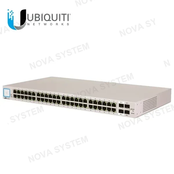 UBIQUITI UBIQUITI US-48, Switch unifi administrable de 48 puertos 10/100/1000, 2 sfp y 2 sfp+, sin poe