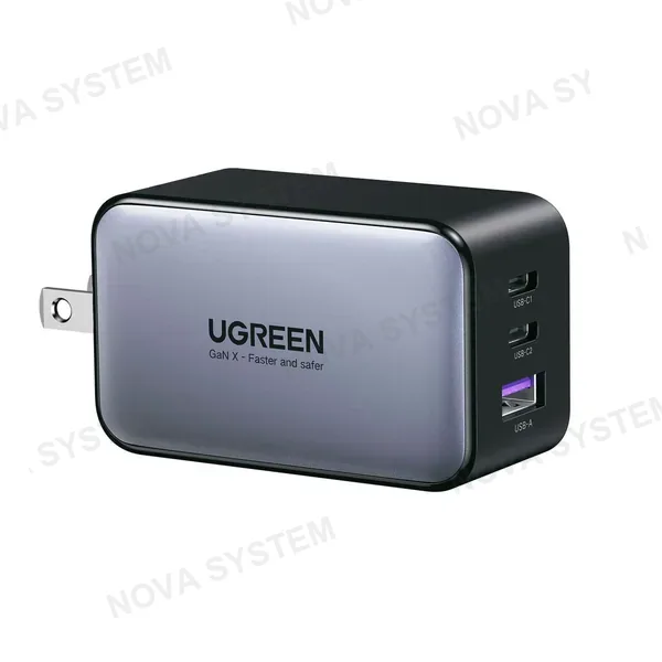 UGREEN UGREEN CD244 10334 Nexode Cargador GAN 2USB-C 1USB-A 65W