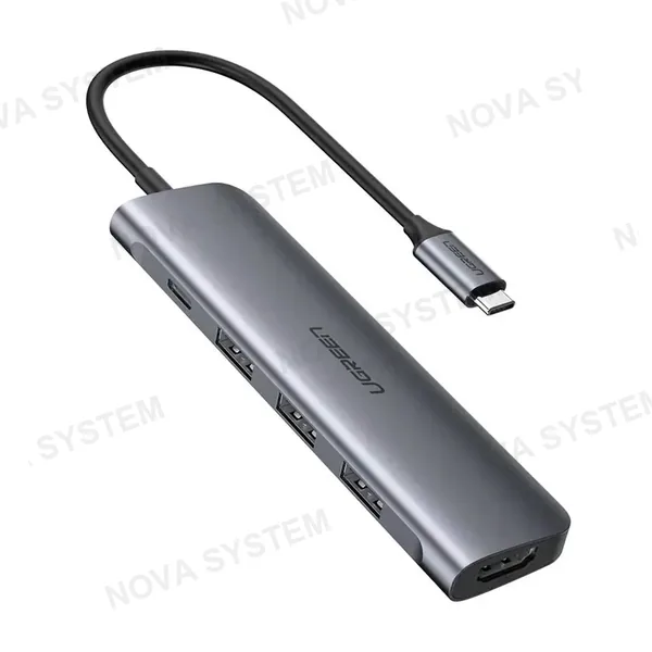 UGREEN UGREEN CM136 50209 Adaptador HUB USB-C a HDMI 3USB 3.0
