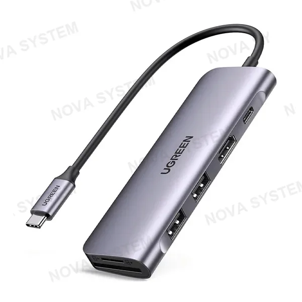 UGREEN UGREEN CM195 15214 Adaptador HUB USB-C 7 en 1 4K