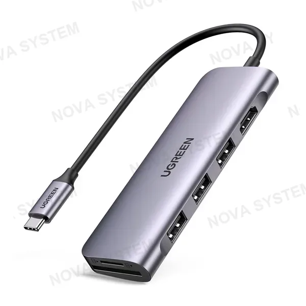 UGREEN UGREEN CM195 70410 Adaptador HUB USB-C a HDMI 6 en 1 HDMI 4K USB 3.0