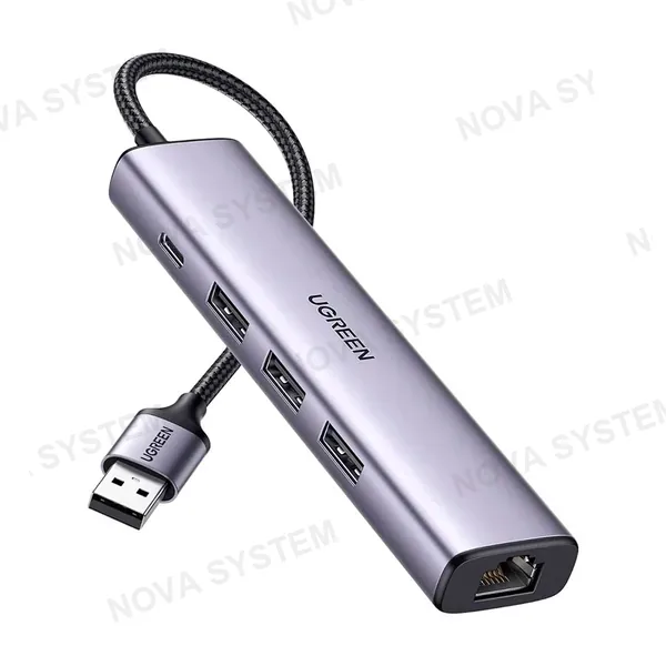 UGREEN UGREEN CM260 60554 Adaptador HUB 5 en 1 USB 3.0 a RJ45