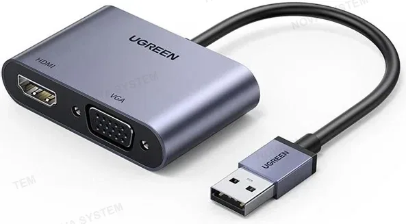 UGREEN UGREEN CM449 20518 Adaptador 2 en 1 HDMI + VGA