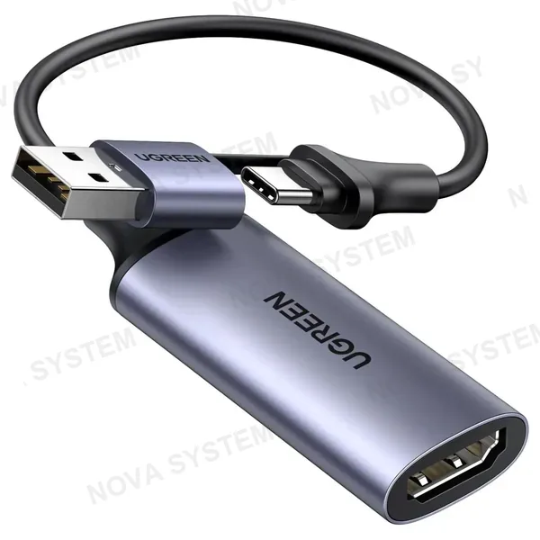 UGREEN UGREEN CM489 40189 Capturador de Video USB-A/USB-C a HDMI