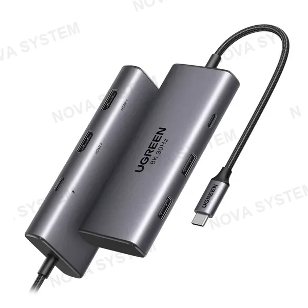 UGREEN UGREEN CM498 15852 Revodok 206 Adaptador HUB USB-C 6 en 1 8K a 30Hz