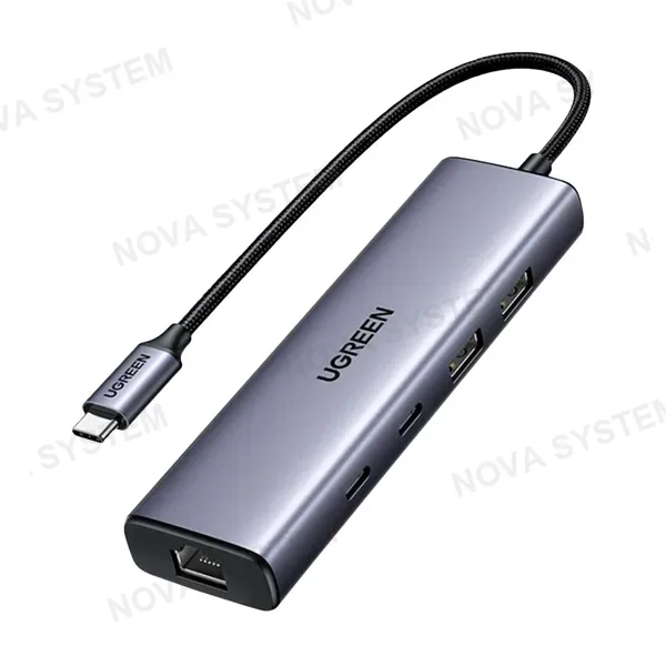 UGREEN UGREEN CM512 45320 Adaptador HUB USB-C a RJ45 6 en 1