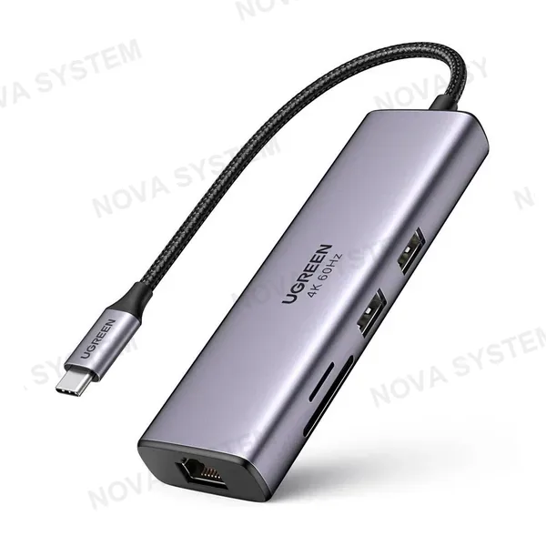 UGREEN UGREEN CM512 60515 Adaptador HUB 7 en 1 USB-C a HDMI 4K