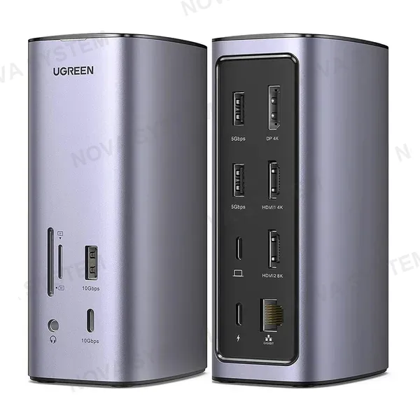 UGREEN UGREEN CM555 90325 Revodok Pro 312 Estación de Acoplamiento Universal 12 en 1 4K HDMI