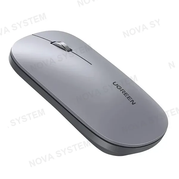UGREEN UGREEN MU001 90373 Mouse Inalámbrico Ergonómico 2.4Ghz Gris Claro