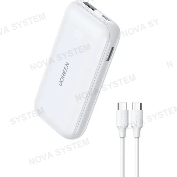 UGREEN UGREEN PB501 25189 Power Bank Mini 10000mAh Carga Rápida Blanco