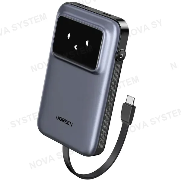 UGREEN UGREEN PB511 35603B Power Bank 10000mAh USB-C Integrado 30W QC TFT