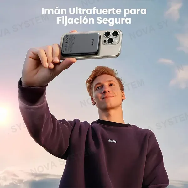 UGREEN UGREEN PB560 25866 Power Bank 5000 mAh Magnetico 15W Negro