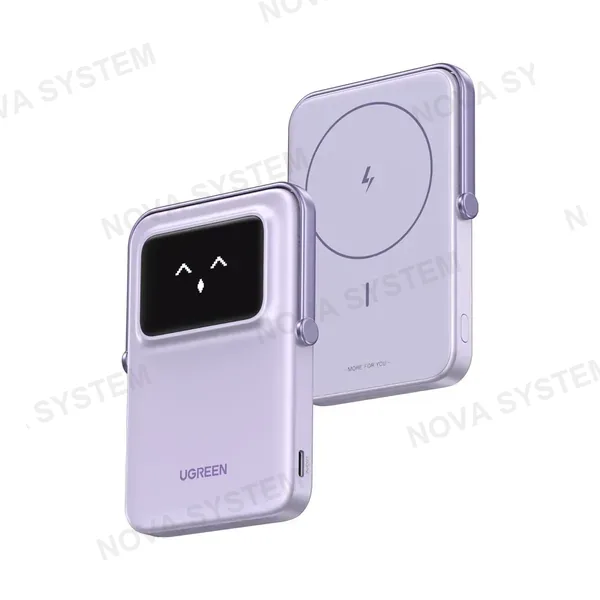 UGREEN UGREEN PB571 35606 Power Bank Inalambrico Magnetico Robot 5000mAh 20W Morado