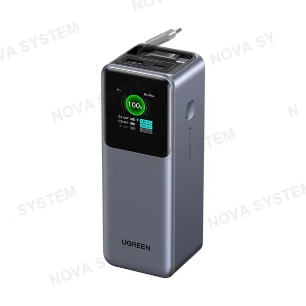 UGREEN UGREEN PB726 55987B Power Bank 20000 mAh y 165 W con cable retráctil USB-C