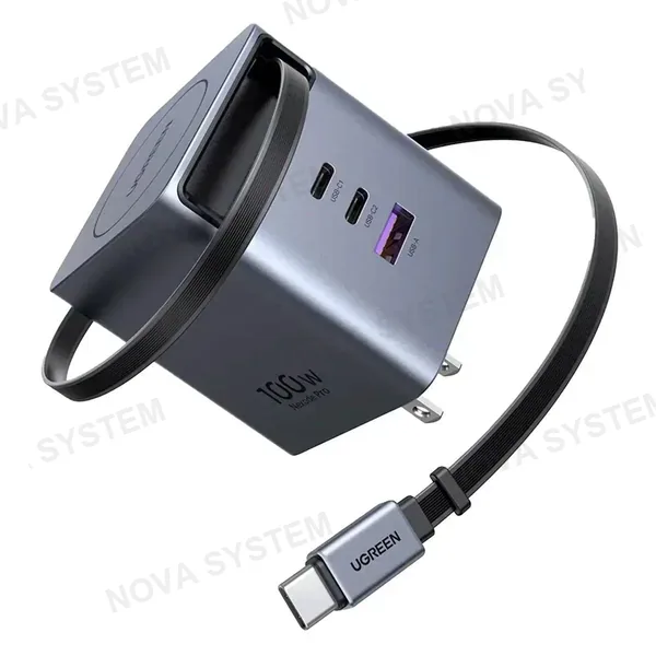 UGREEN UGREEN X616 65827 Cargador Nexode USB C 100W GaN Retractil