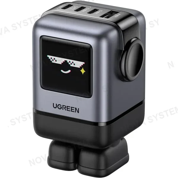 UGREEN UGREEN X688 45514B Cargador USB C Robot Nexode GaN 100W Carga Rápida