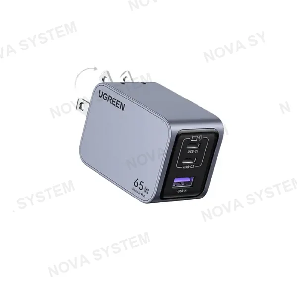 UGREEN UGREEN X755 25870 NEXODE PRO Cargador GAN 1USB-A 2USB-C 65W