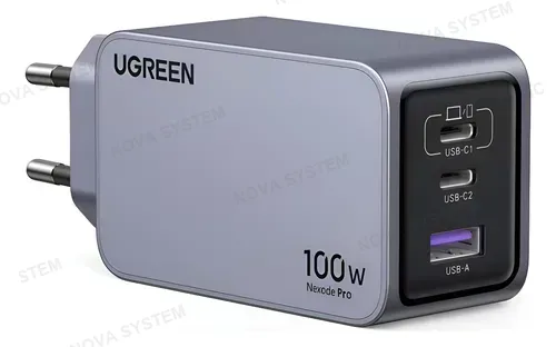 UGREEN UGREEN X757 25873 Cargador Nexode Pro USB C PD 100W GaN, 3 en 1
