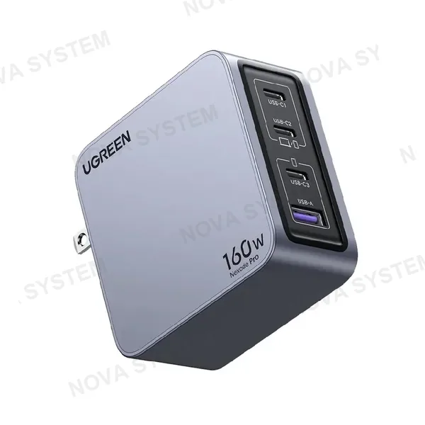 UGREEN UGREEN X763 25876 NEXODE PRO Cargador 160W con Cable 1USB-A 3USB-C para iPhone