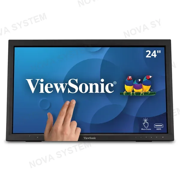 VIEWSONIC ViewSonic TD2423D Monitor 24" Full HD 1080p IPS Multitáctil HDMI DP y VGA