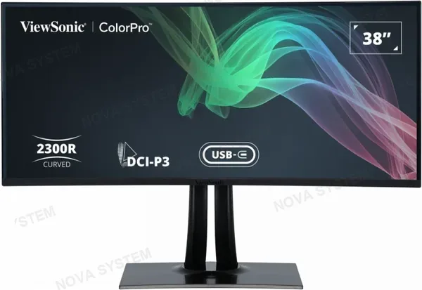 VIEWSONIC ViewSonic VP3881A Monitor curvo 38” WQHD+ 3840x1600 validado por Pantone 100% sRGB con docking integrada
