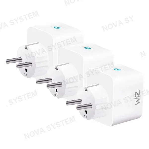WIZ WIZ PACK-3 Enchufe Inteligente Alexa Google Home