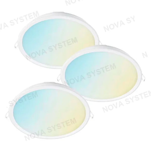 WIZ WIZ PACK-3 Foco Downlight Inteligente Luminaria Empotrada 8" 24W 650Lúmenes 15000horas