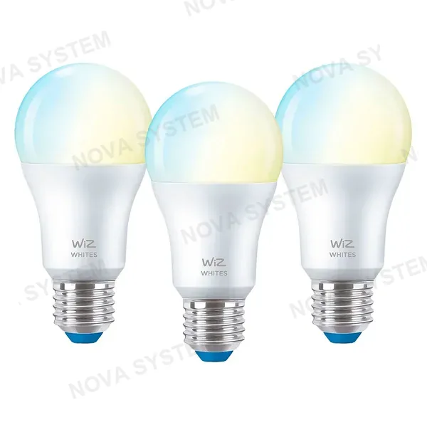 WIZ WIZ PACK-3 Foco Inteligente A60 E27 8W Blanco 806Lúmenes 25000horas