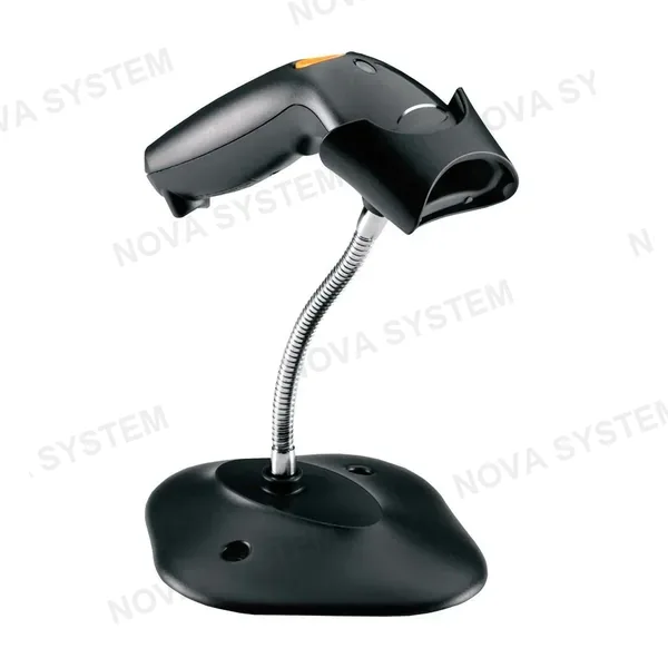ZEBRA ZEBRA LS1203 Lector de Código de Barras 1D con cable USB y Pedestal