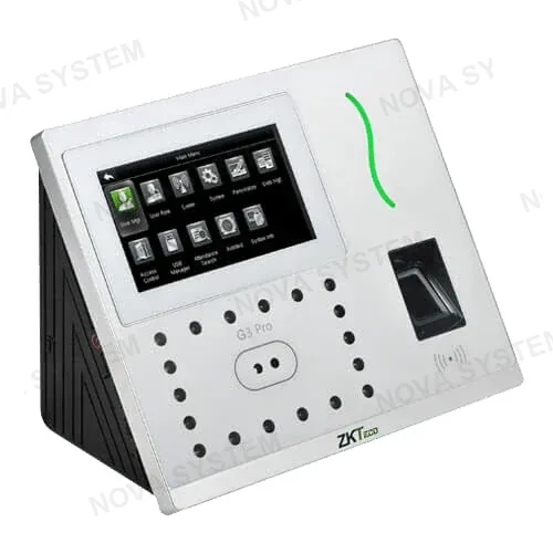 ZKTECO ZKTECO G3 PRO/POE Control de Acceso y Asistencia PoE con Lector de Huella, Rostro y Tarjeta