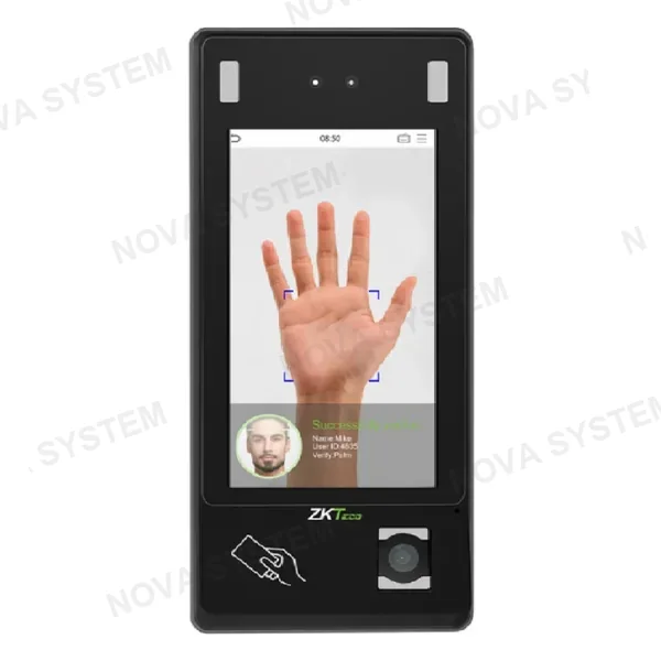 ZKTECO ZKTECO G4 PRO/FP Control de Acceso Profesional con Lector de Huella, Palma, Rostro y Tarjeta