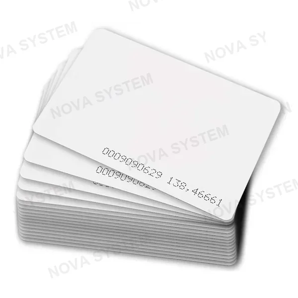 ZKTECO ZKTECO ID CARD(thin) 100-PACK Tarjeta de Proximidad Delgada RFID 125Khz
