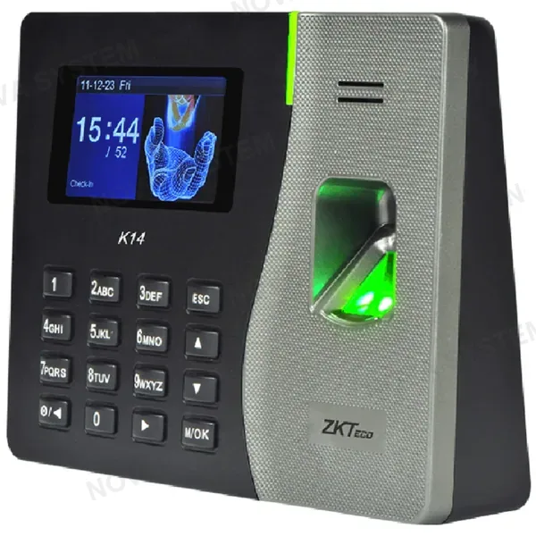 ZKTECO ZKTECO K14 PRO Control de Asistencia con Lector de Huella, Tarjeta y PIN
