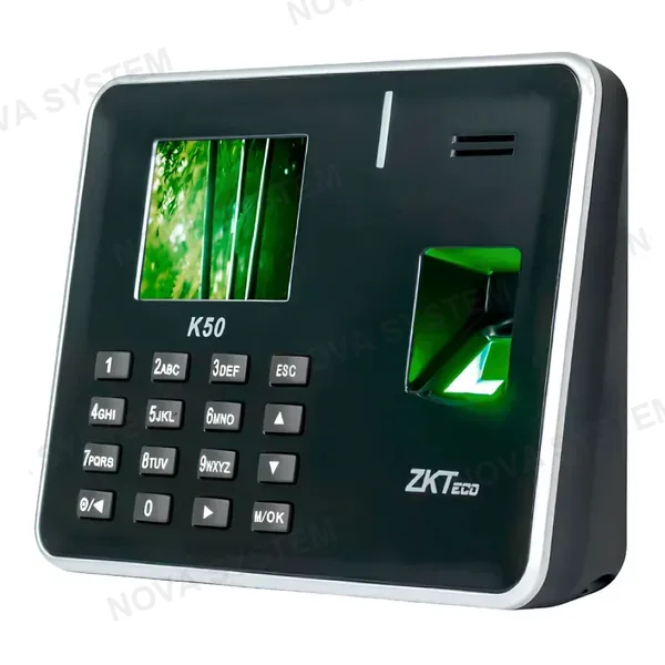 ZKTECO ZKTECO K50 PRO Control de Asistencia y Acceso con Lector de Huella, Tarjeta y PIN