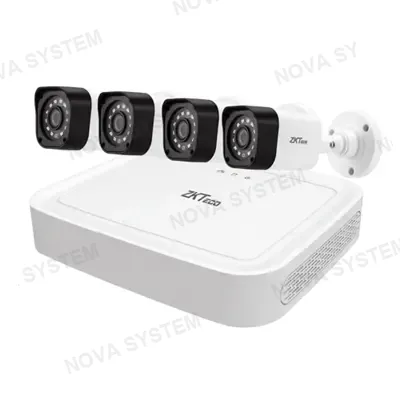 ZKTECO ZKTECO KIT-8304XEC-S/4-BS31A11M KIT Grabador XVR Y 4 Cámara 720P